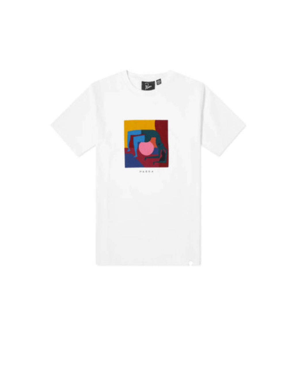 By Parra Yoga Balled Tee White • M